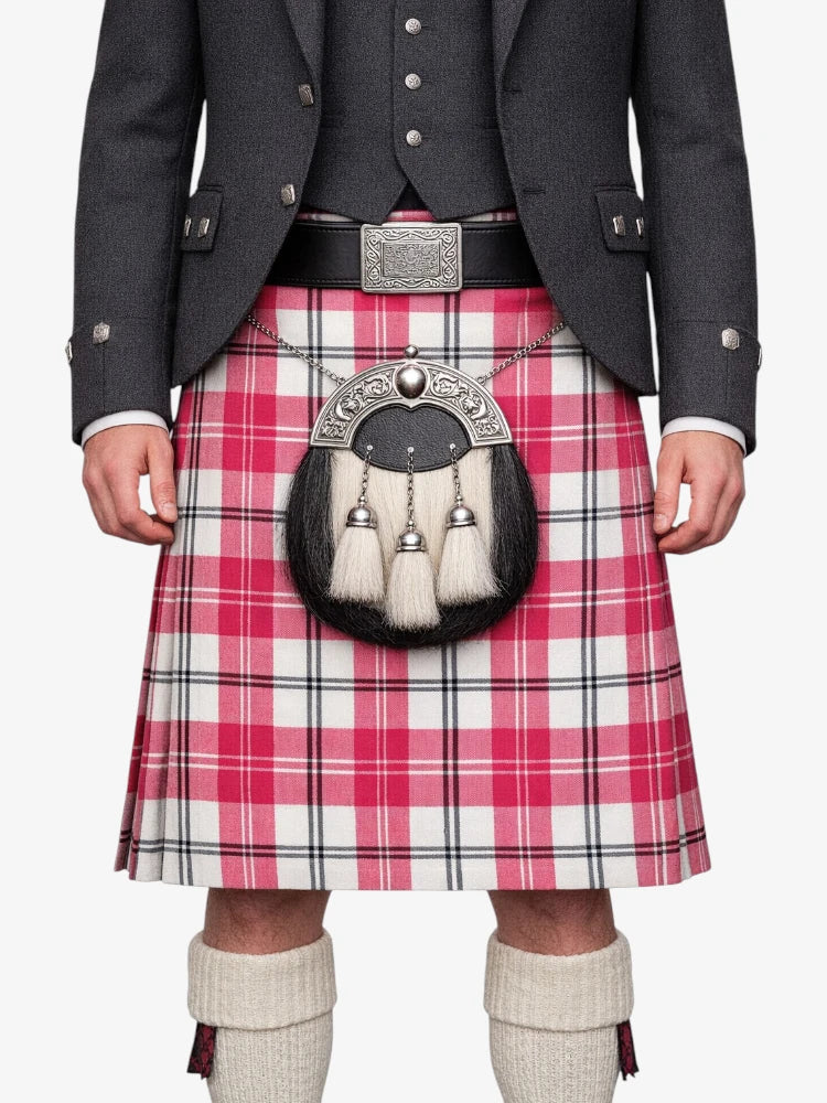 Ailsa Pink Tartan Kilt