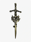 Antique Thistle Sword Kilt Pin