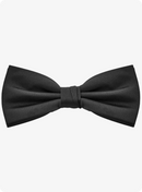 Black Pre-Tied Bow Tie