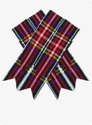 Black Stewart Tartan Kilt Flashes