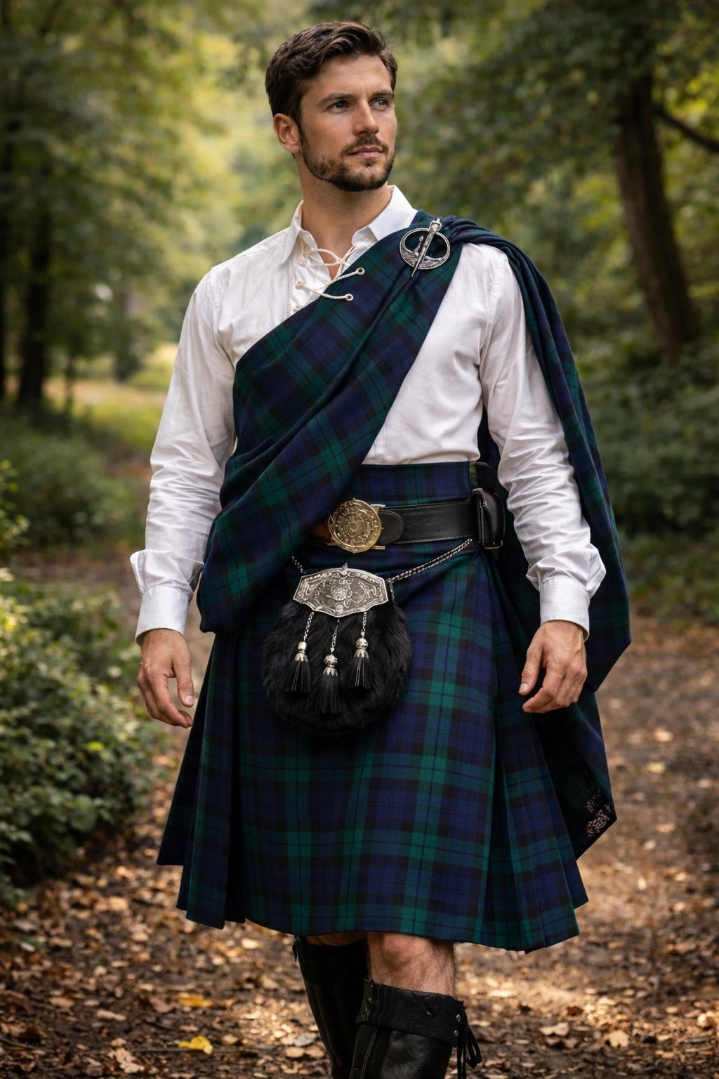 Black Watch Tartan Great Kilt