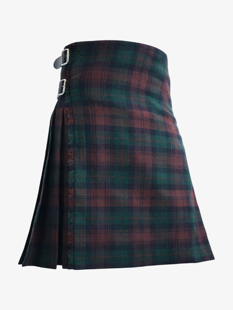 Brown Watch Tartan Kilt Right Side