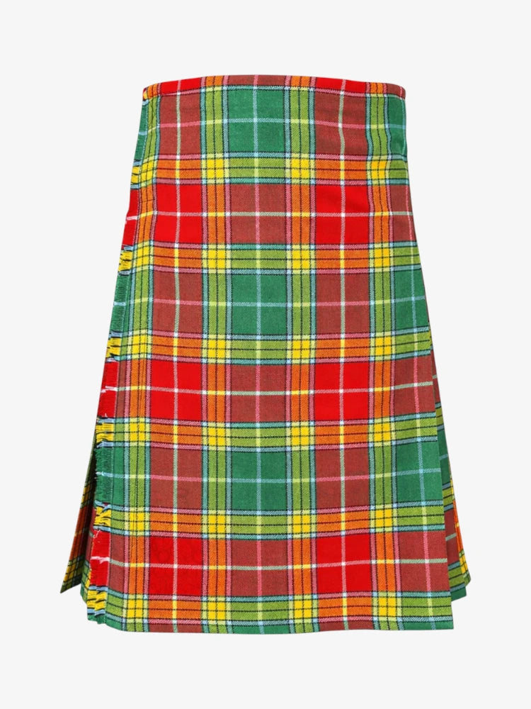 Buchanan Old Ancient Tartan Kilt Front