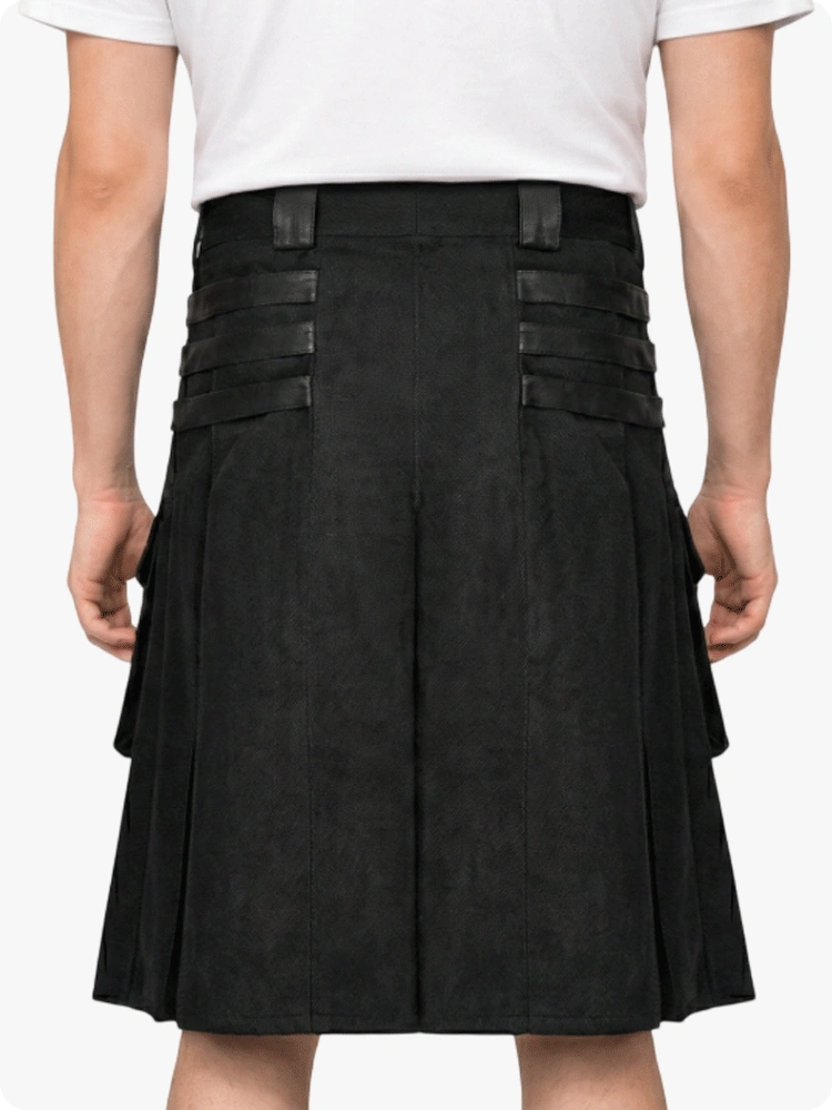 Black Gothic Utility Kilt