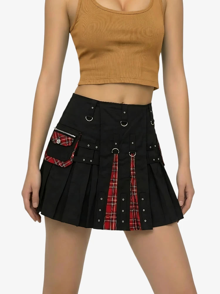 Custom Made Black Women's Hybrid Kilt