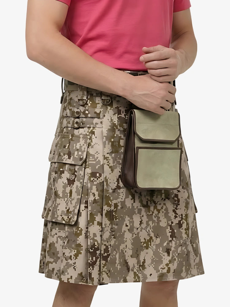 Custom Made Camo Tactical Kilt
