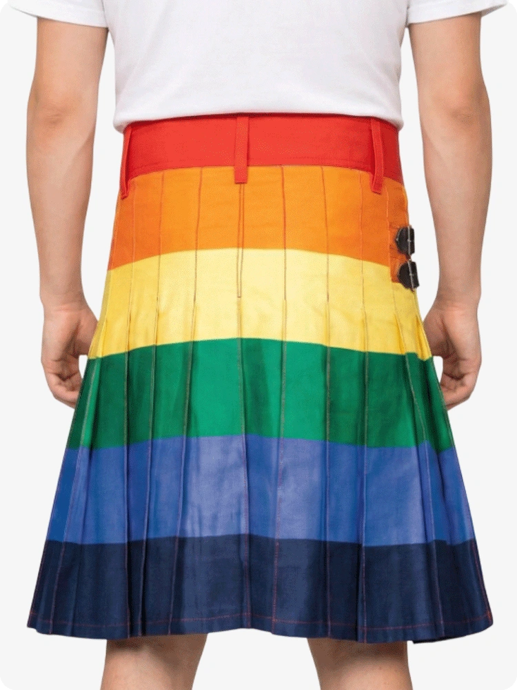 Rainbow Fashion Utility Kilt