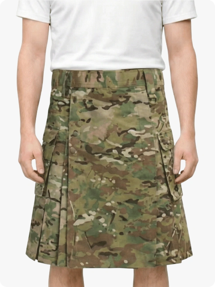 Custom Made Scottish Men’s Tactical Kilt