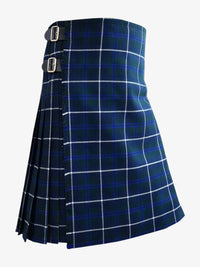Douglas Blue Tartan Kilt Right Side