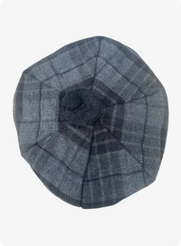 Grey Night Tartan Tam O Shanter Hat