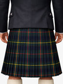 Hunting Stewart Modern Tartan Kilt Model Back