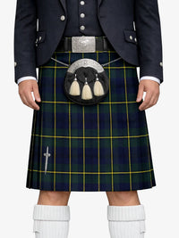 Johnstone Tartan Kilt Model Front