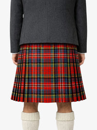 Macpherson Ancient Tartan Kilt Model Back