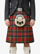 Macpherson Ancient Tartan Kilt Model Front