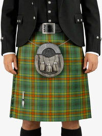 O'Brien Tartan Kilt Model Front
