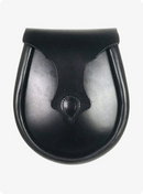 Premium Quality Black Gala Leather Sporran