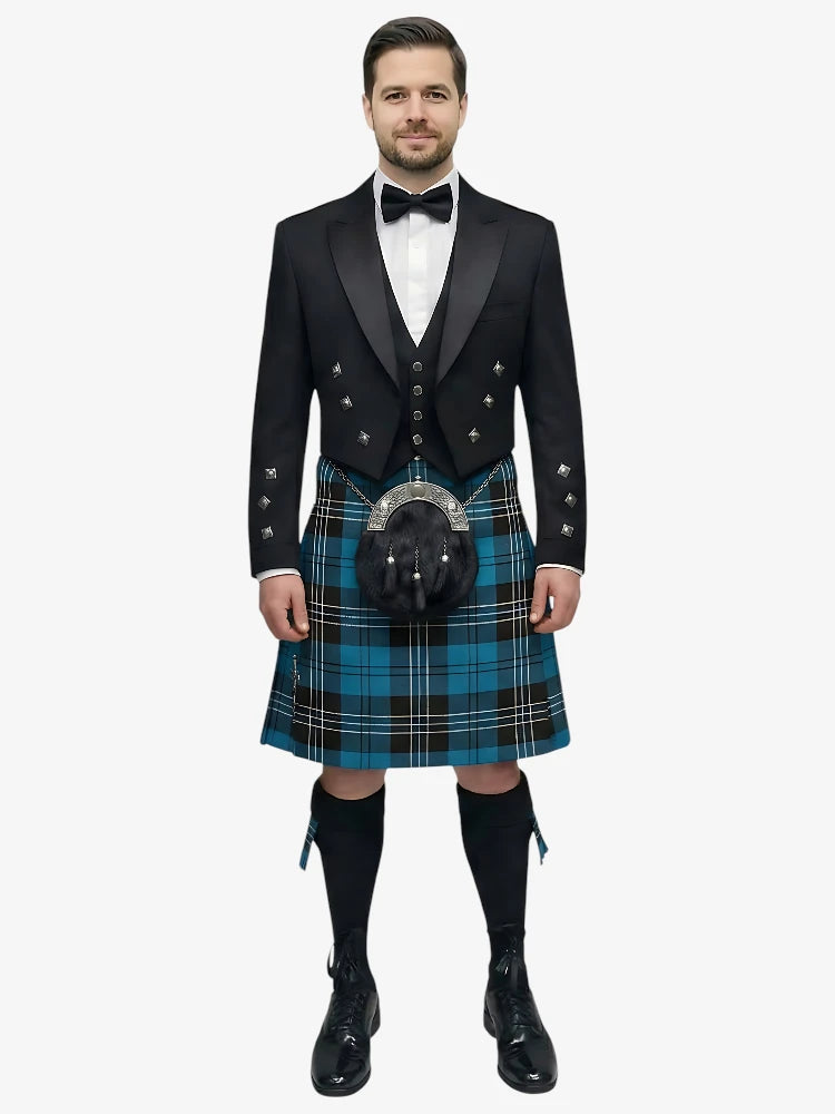 Ramsay Blue Tartan Prince Charlie Kilt Outfit