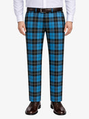 Ramsay Blue Tartan Trouser Front