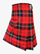 Ramsay Red Tartan Kilt Left Side