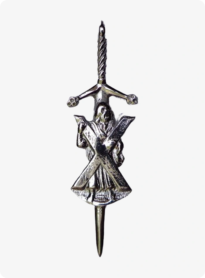 Custom Made Saint Design Andrew Kilt Pin