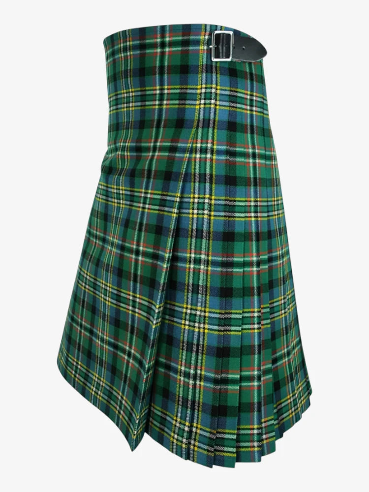 Scott Green Ancient Tartan Kilt Left Side