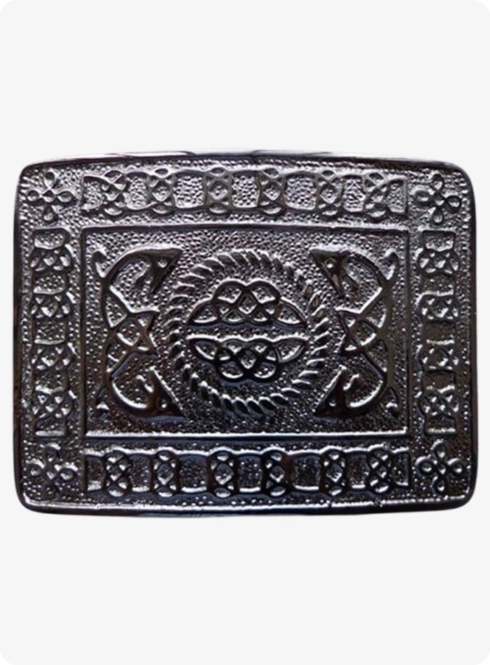 Custom Made Serpent Celtic Knot Kilt Belt Buckle