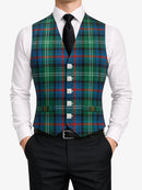 Sutherland Tartan Waistcoat Front