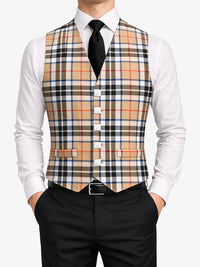 Thomson Tartan Waistcoat Front