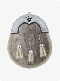 Traditional Scottish Rabbit Fur Sporran