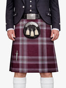 Tynecastle Park Tartan Kilt Model Front