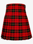 Wallace Red Modern Tartan Kilt Back